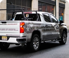 image of a wrapped Chevy truck