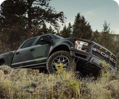 image of a wrapped ford truck