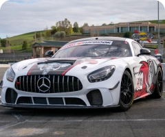 image of a wrapped mercedes-benz car