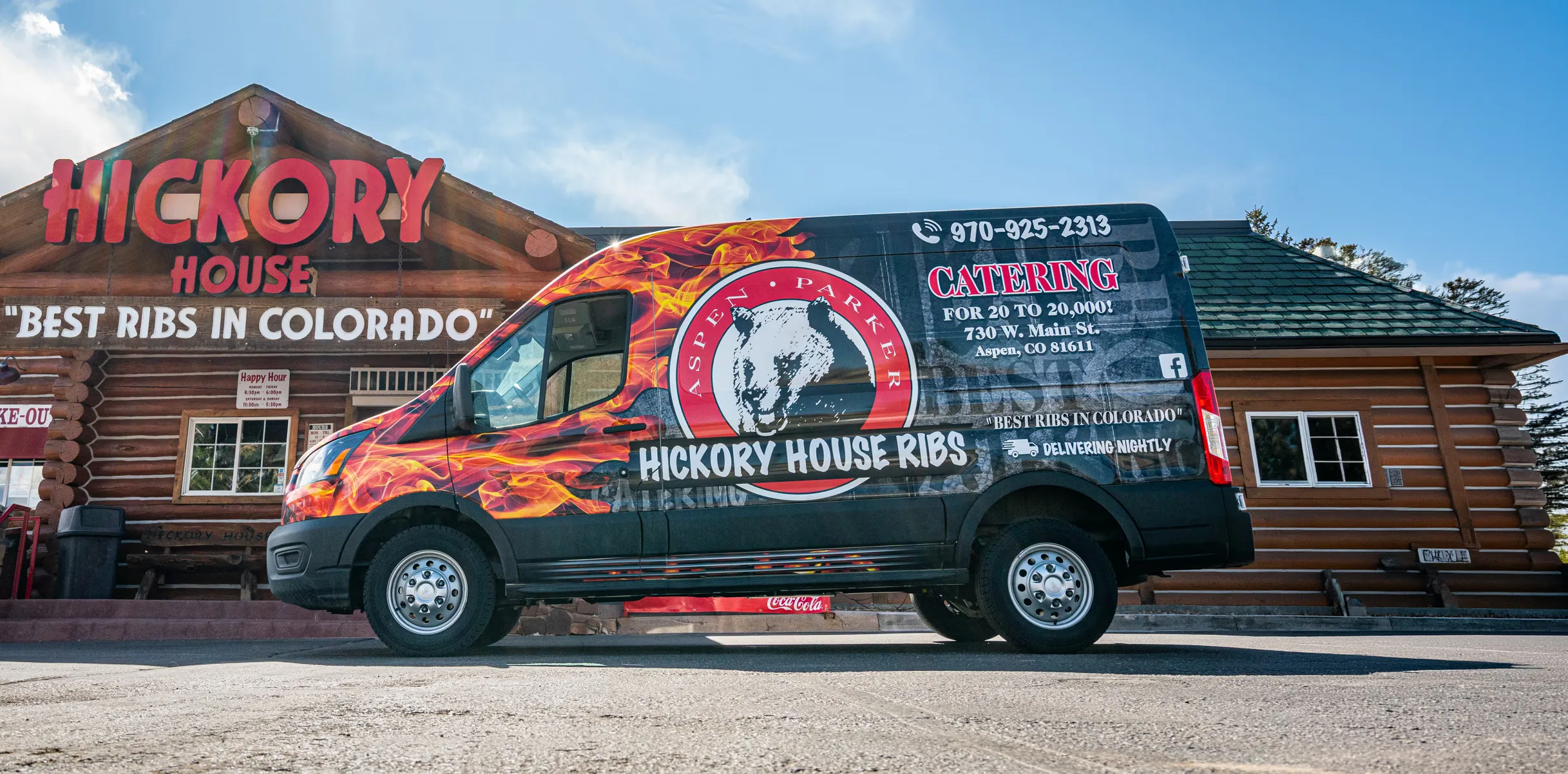 Hickory House Ribs — after wrap