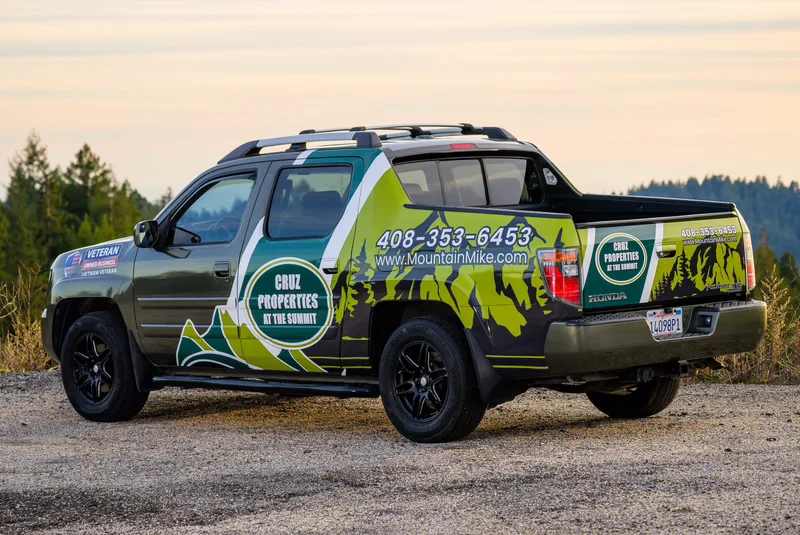 Cruz Properties vehicle wrap